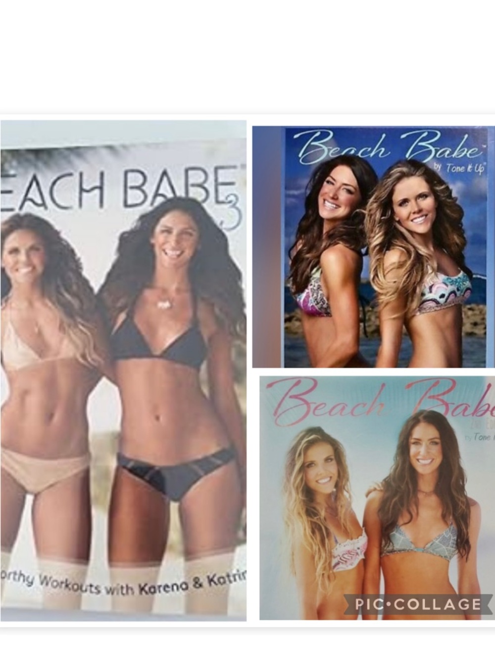 🆕 Tone It Up Beach Babe Workout DVD’s One, Two, and Three + Fitness Mag no label